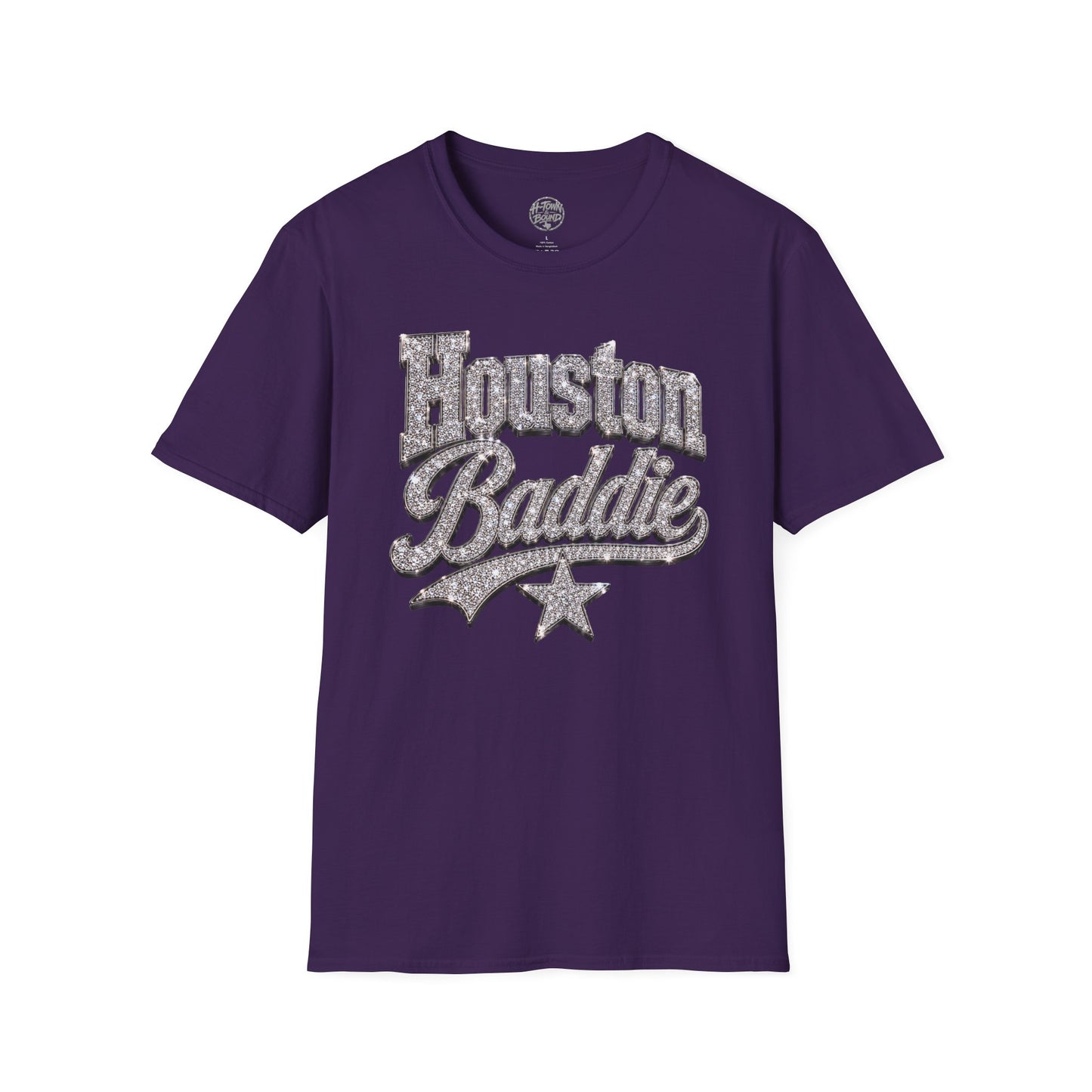 Iced out Logo Houston Baddie Tee