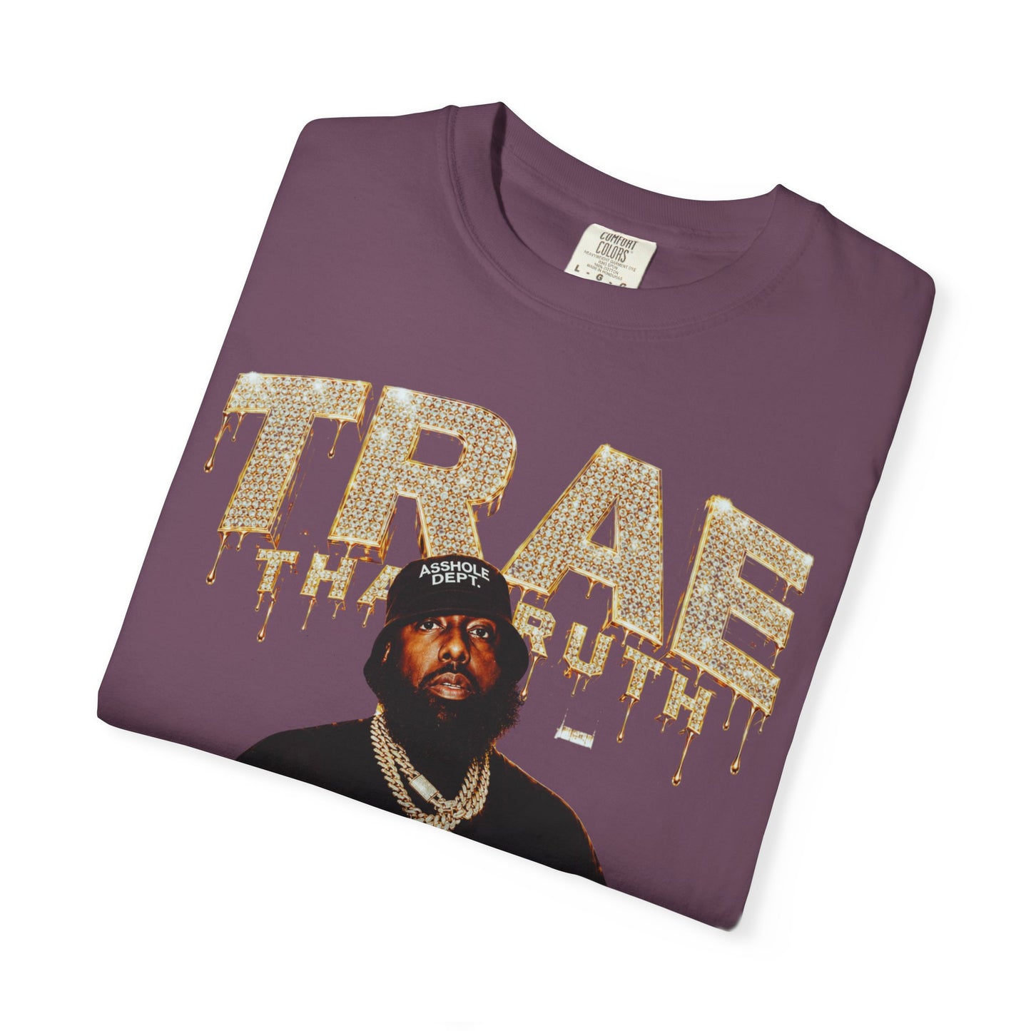 Houston Rapper Graphic Tee- Golden Ice Drip