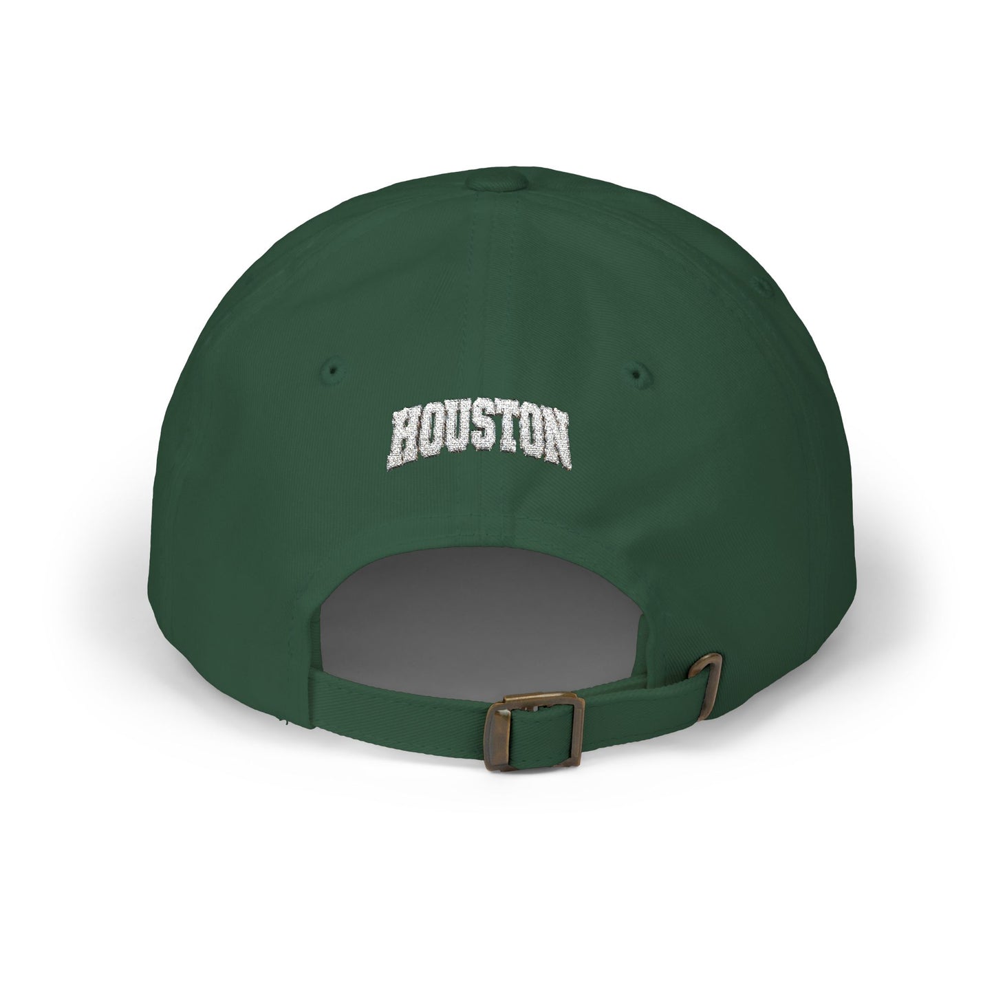 Houston (silver) Embroidered Baseball Hat