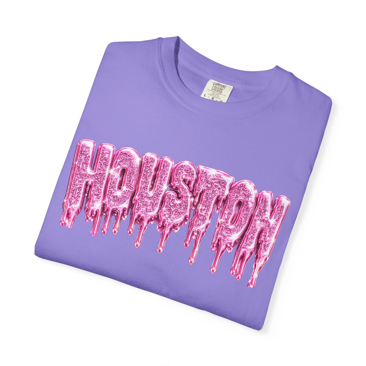 Houston Glitter Drip Graphic Tee
