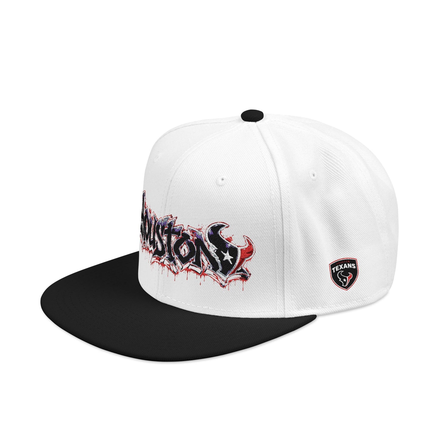 Houston Texans Graffiti Snapback Hat (Embroidered)