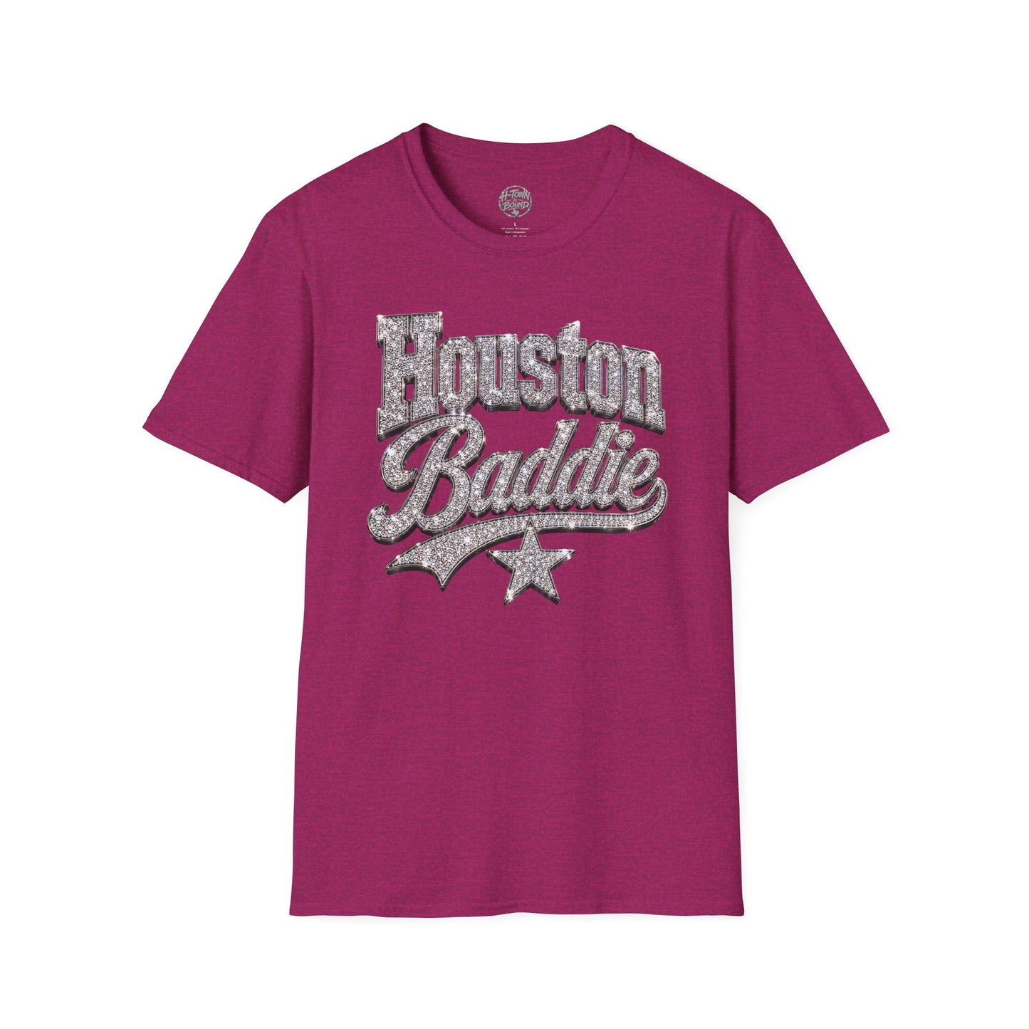 Iced out Logo Houston Baddie Tee