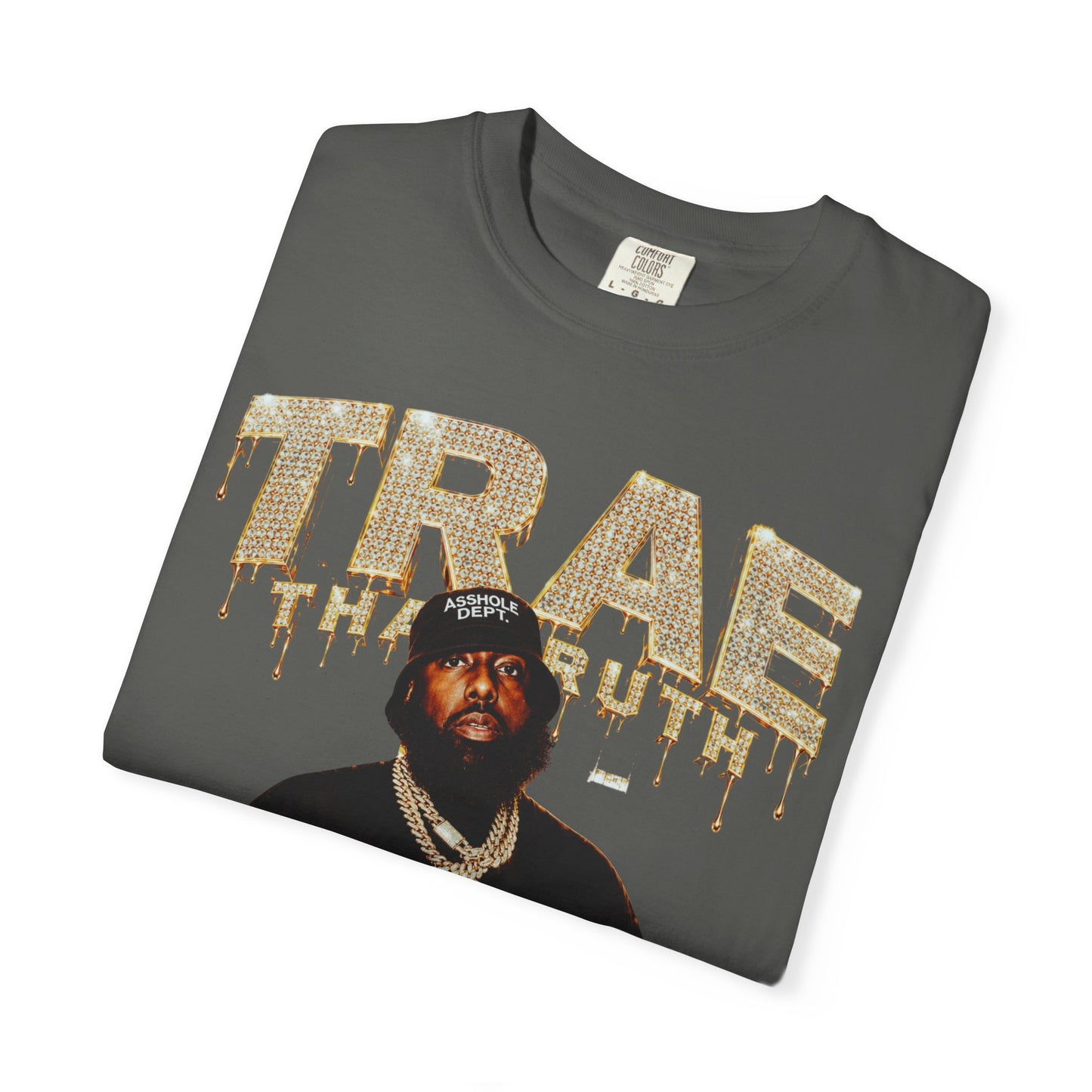 Houston Rapper Graphic Tee- Golden Ice Drip
