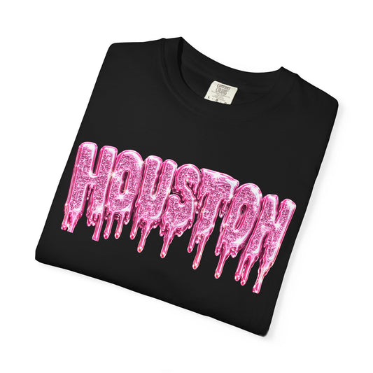Houston Glitter Drip Graphic Tee