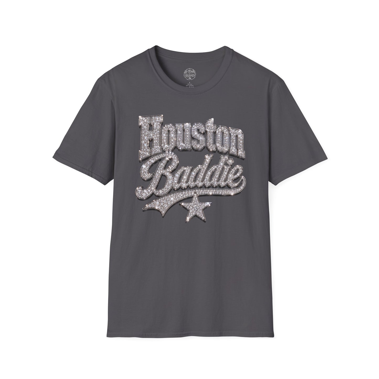 Iced out Logo Houston Baddie Tee