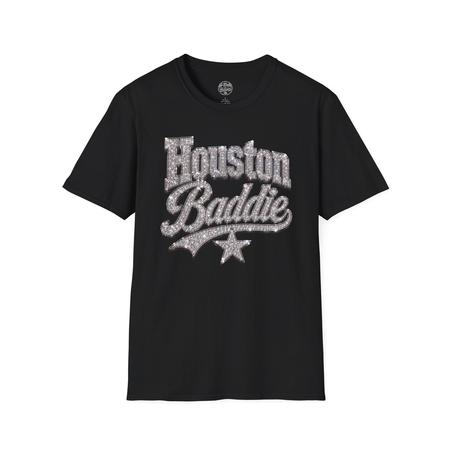 Iced out Logo Houston Baddie Tee