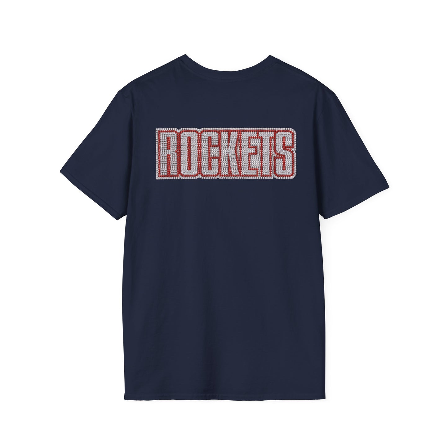 Iced Houston Rockets Double-Sided Logo Tee