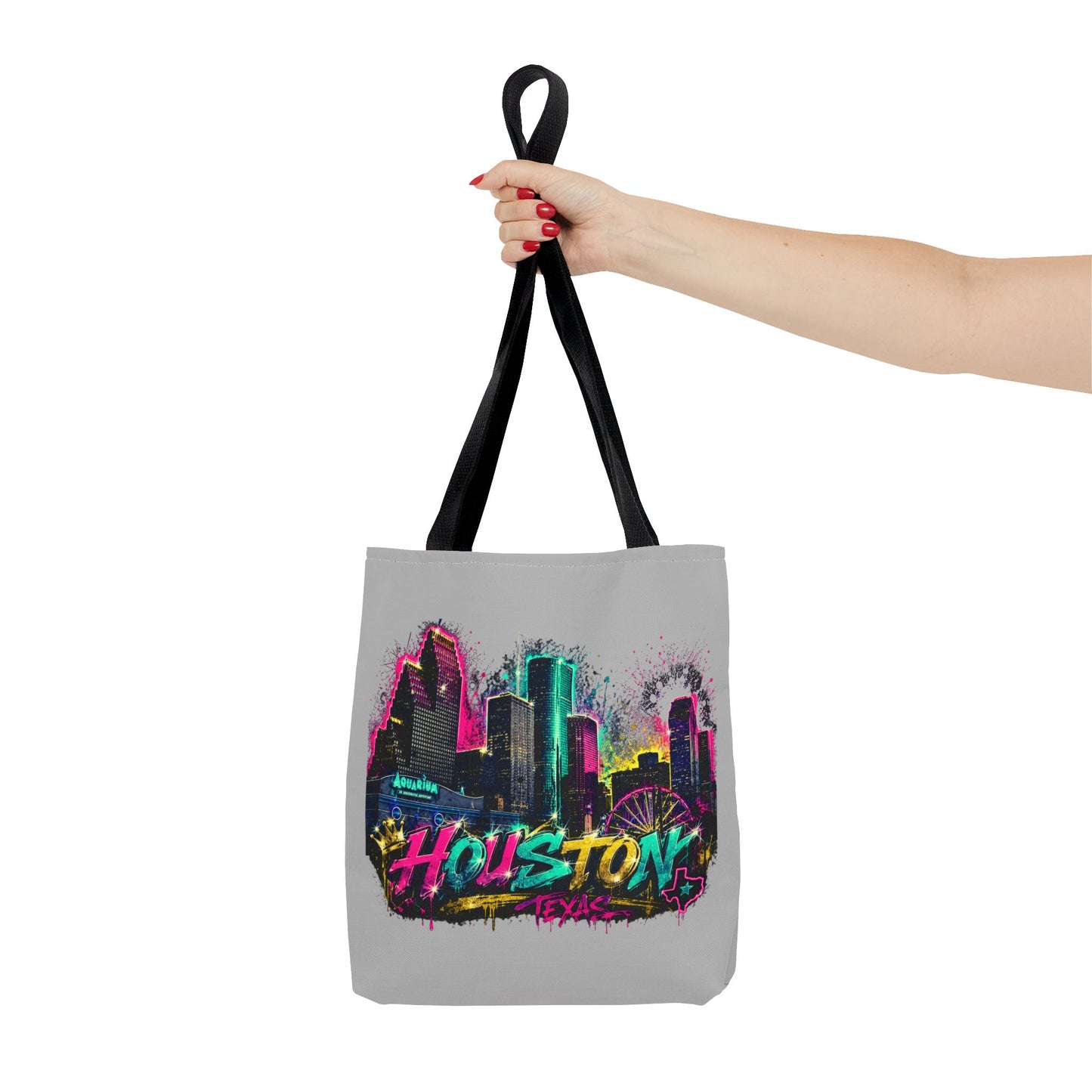 Houston Graffiti Skyline Tote Bag