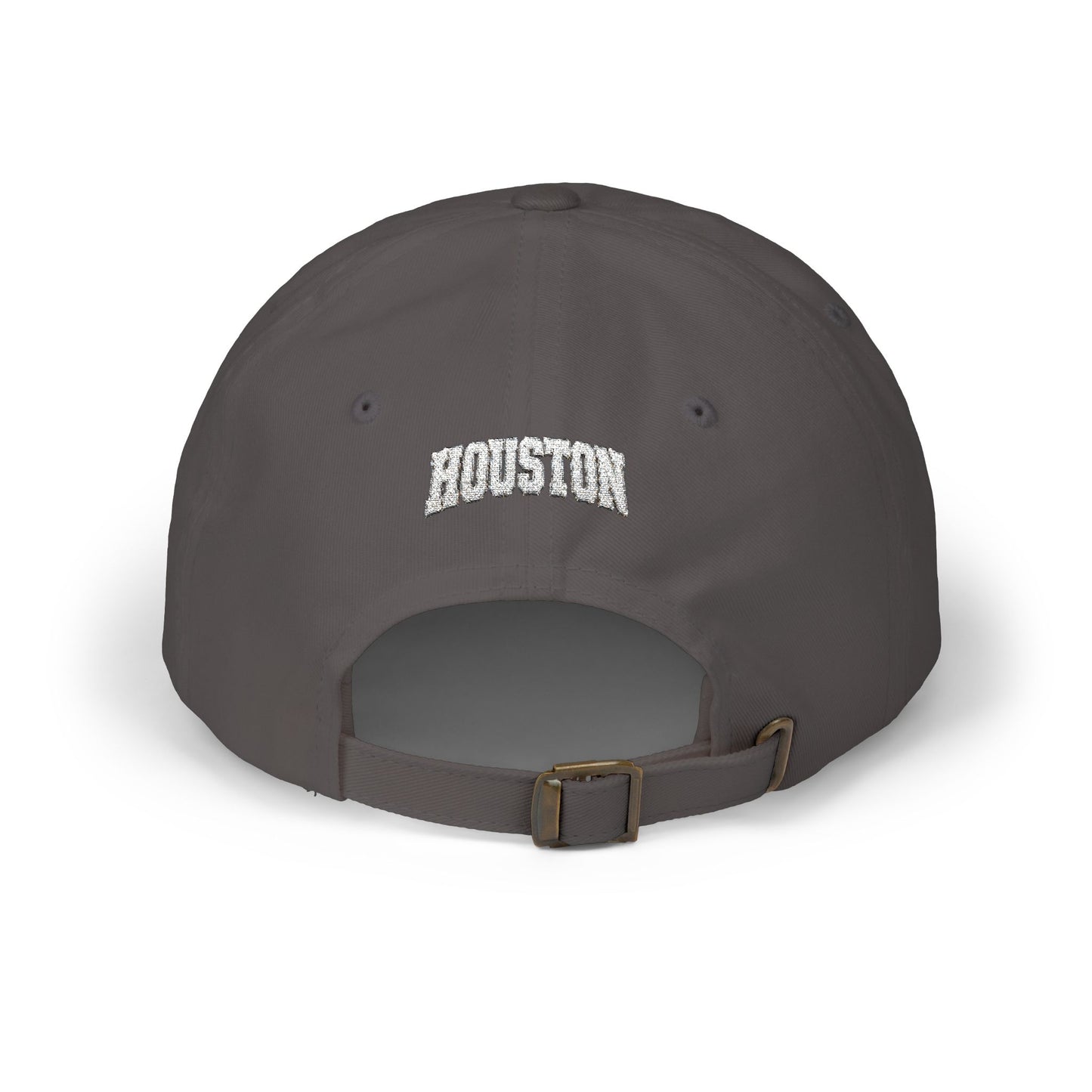 Houston (silver) Embroidered Baseball Hat