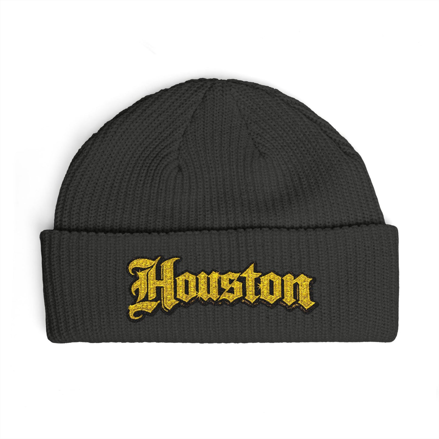 Houston Cuff Beanie-Golden Old English