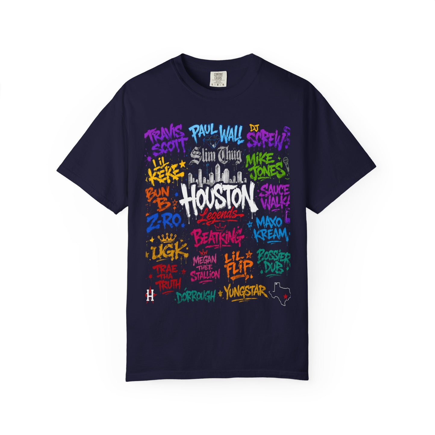 Houston Graffiti Wall of Fame Tee