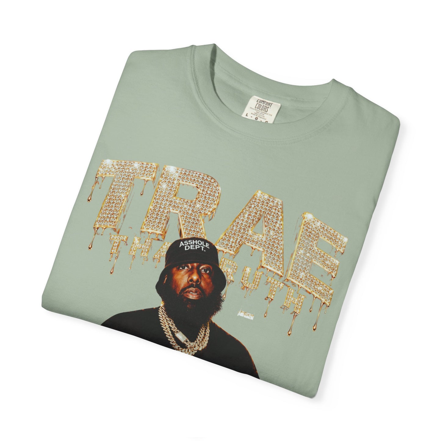 Houston Rapper Graphic Tee- Golden Ice Drip