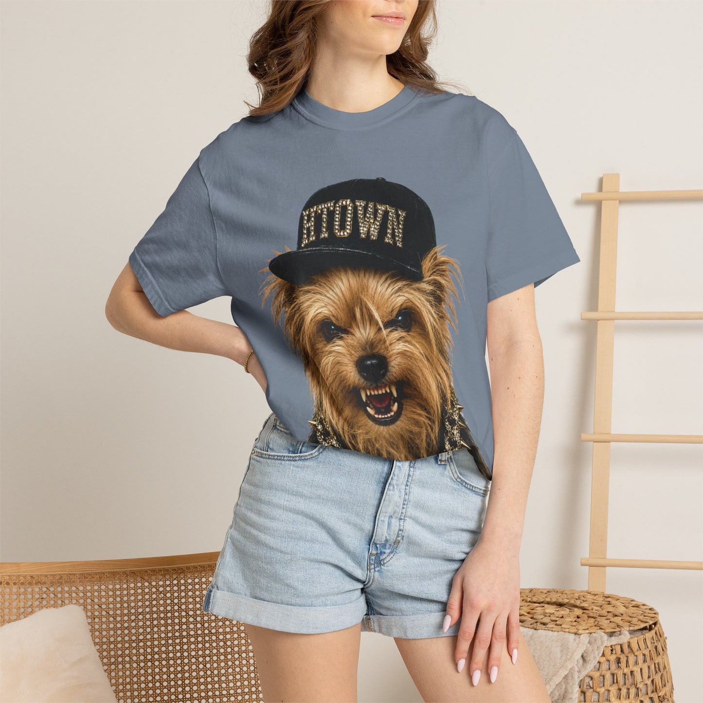 HTOWN Yorkie Streetwear Tee