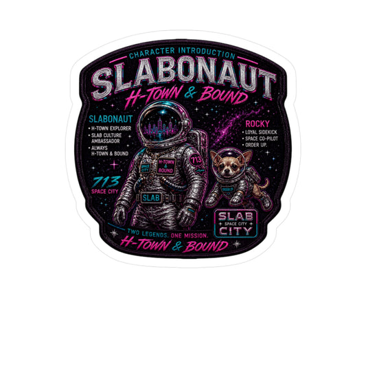 ROCKY & SLABONAUT Intro Patch [DROP 001] Kiss-Cut Vinyl Decal