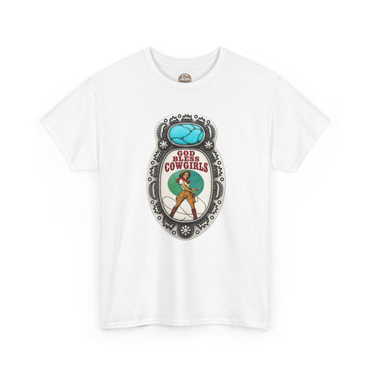 Western Cowgirl Pendant Graphic Tee