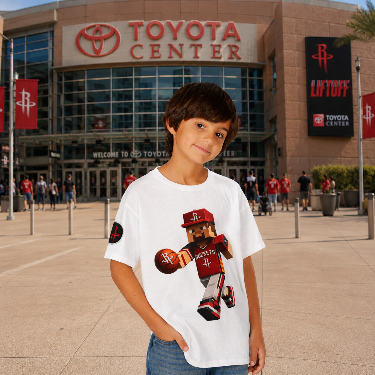 Rockets Block City Sports Collection Tee