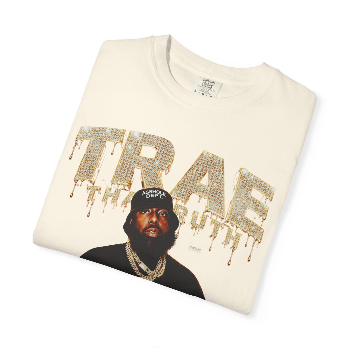 Houston Rapper Graphic Tee- Golden Ice Drip