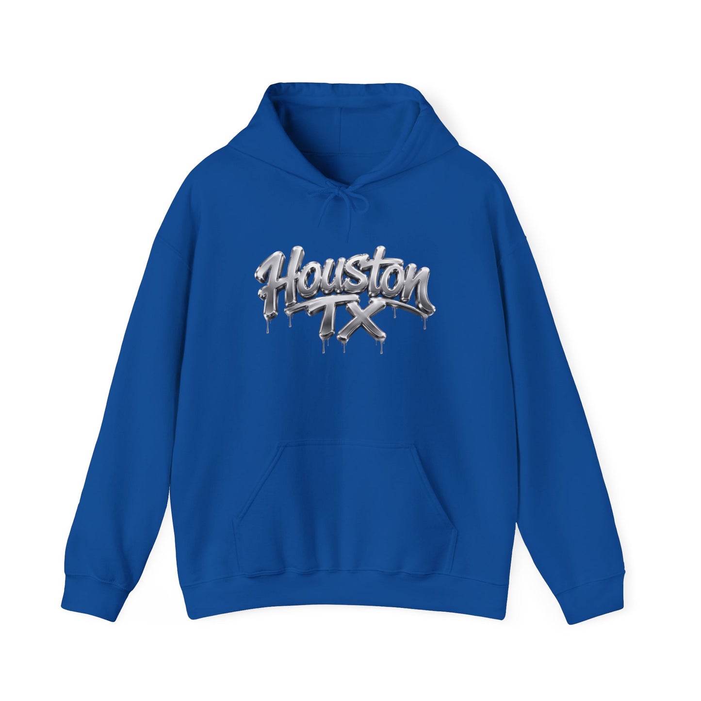 Houston TX Silver Graffiti Hoodie