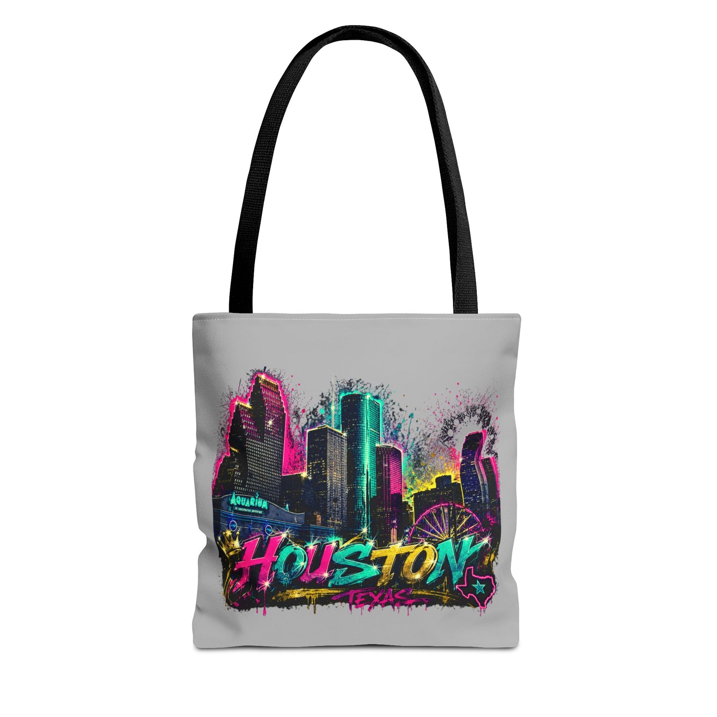 Houston Graffiti Skyline Tote Bag