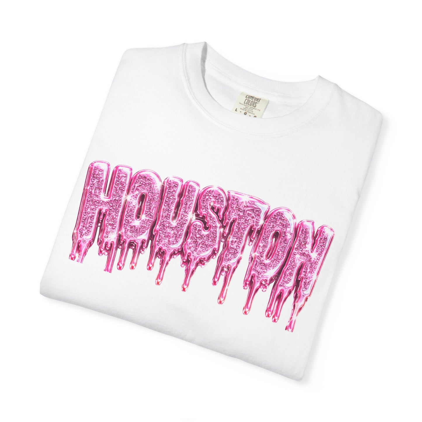 Houston Glitter Drip Graphic Tee