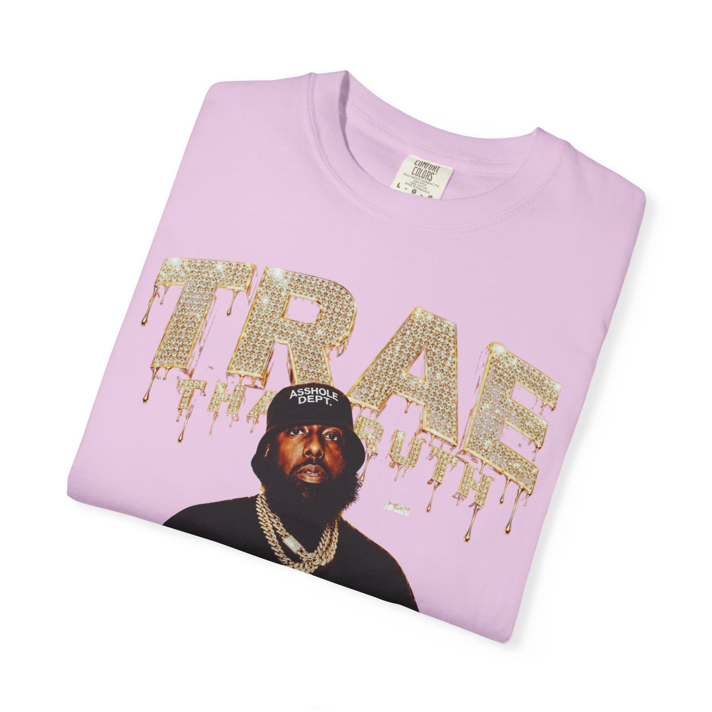 Houston Rapper Graphic Tee- Golden Ice Drip