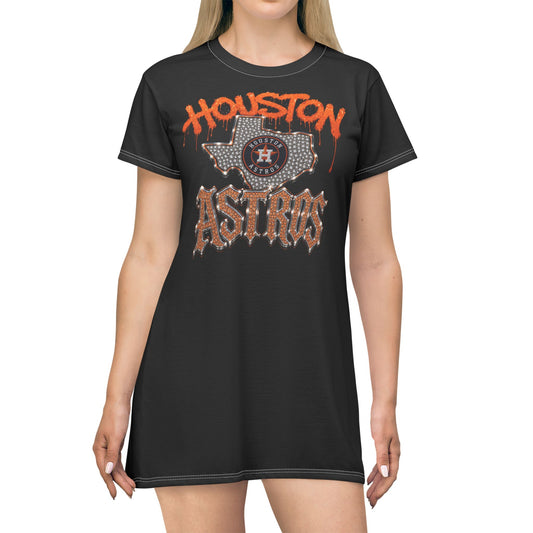 Houston Astros Iced Logo T‑Shirt Dress