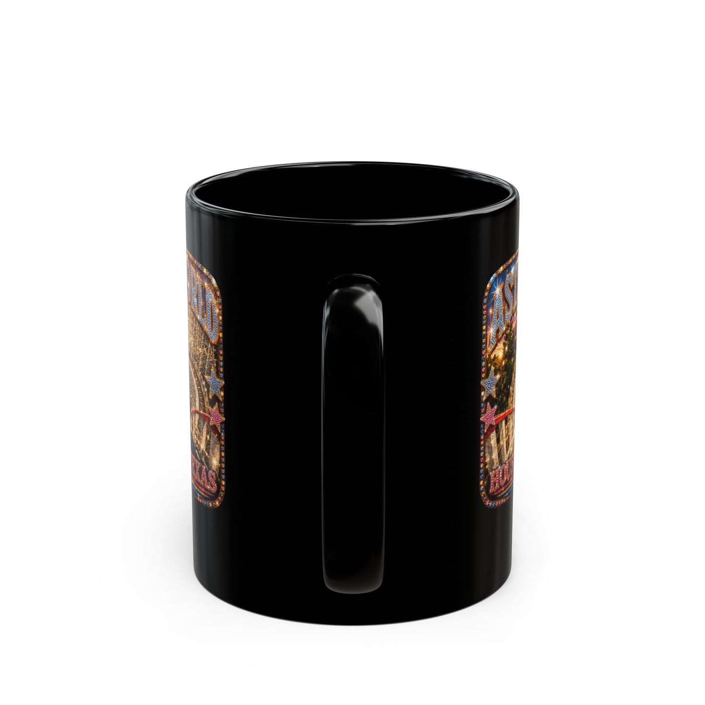 Houston Nostalgia Astroworld Black 11oz Mug