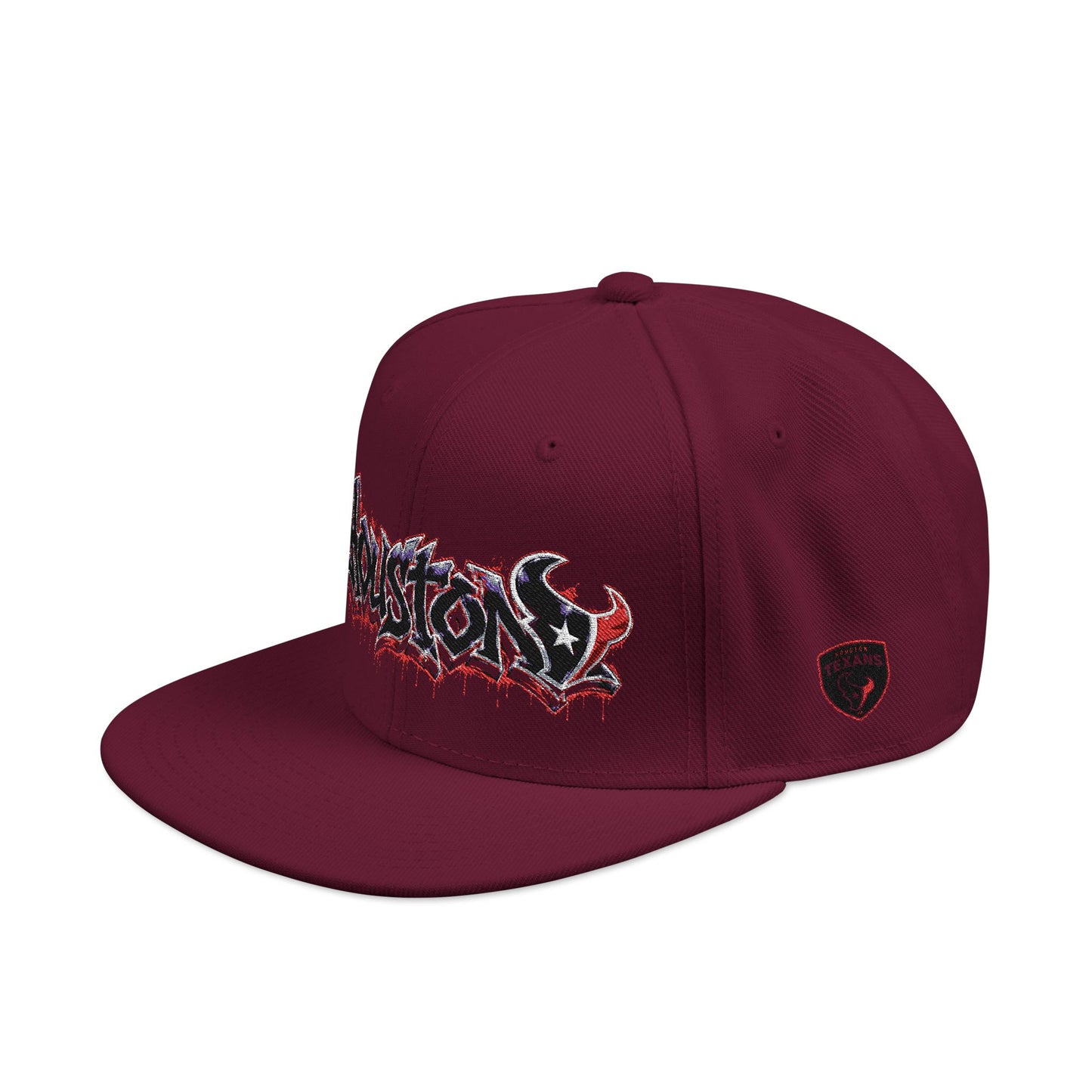 Houston Texans Graffiti Snapback Hat (Embroidered)