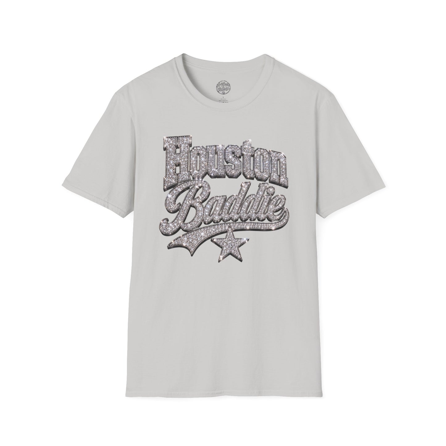 Iced out Logo Houston Baddie Tee