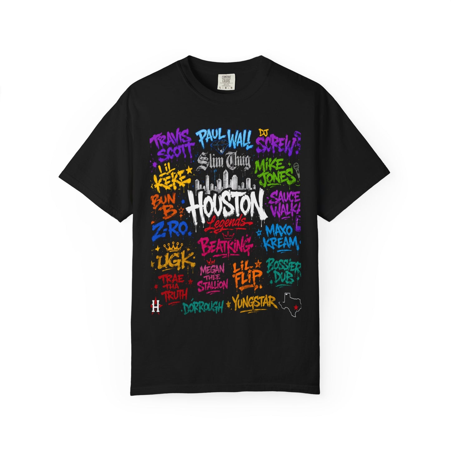 Houston Graffiti Wall of Fame Tee