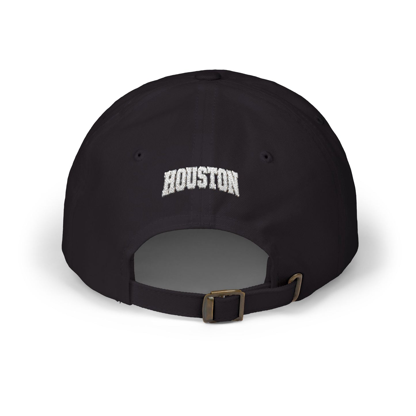 Houston (silver) Embroidered Baseball Hat