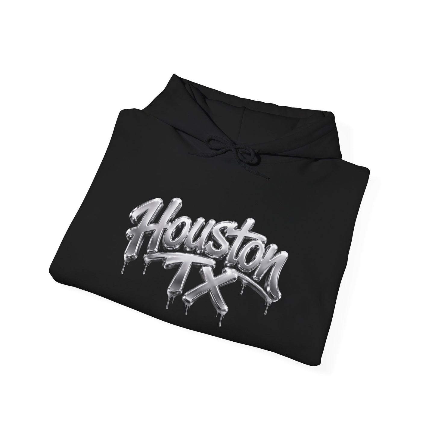 Houston TX Silver Graffiti Hoodie