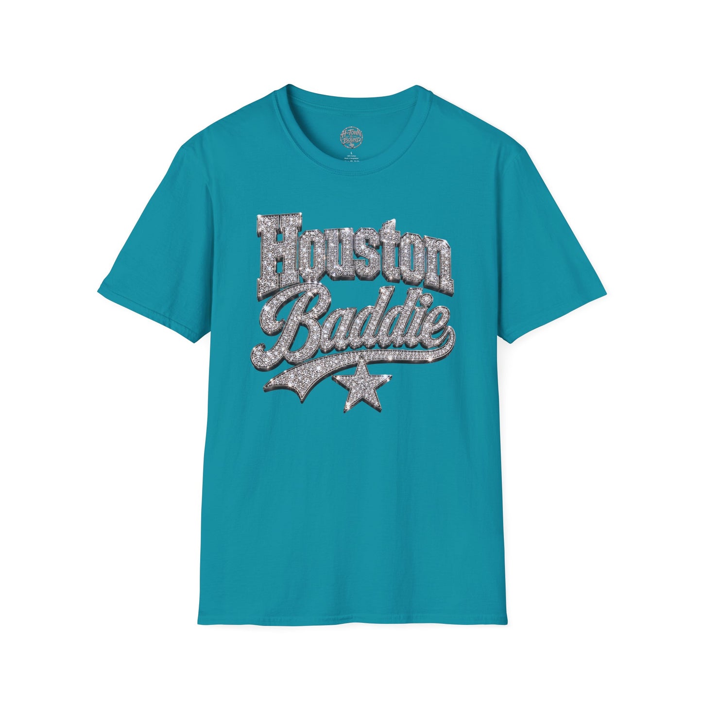 Iced out Logo Houston Baddie Tee