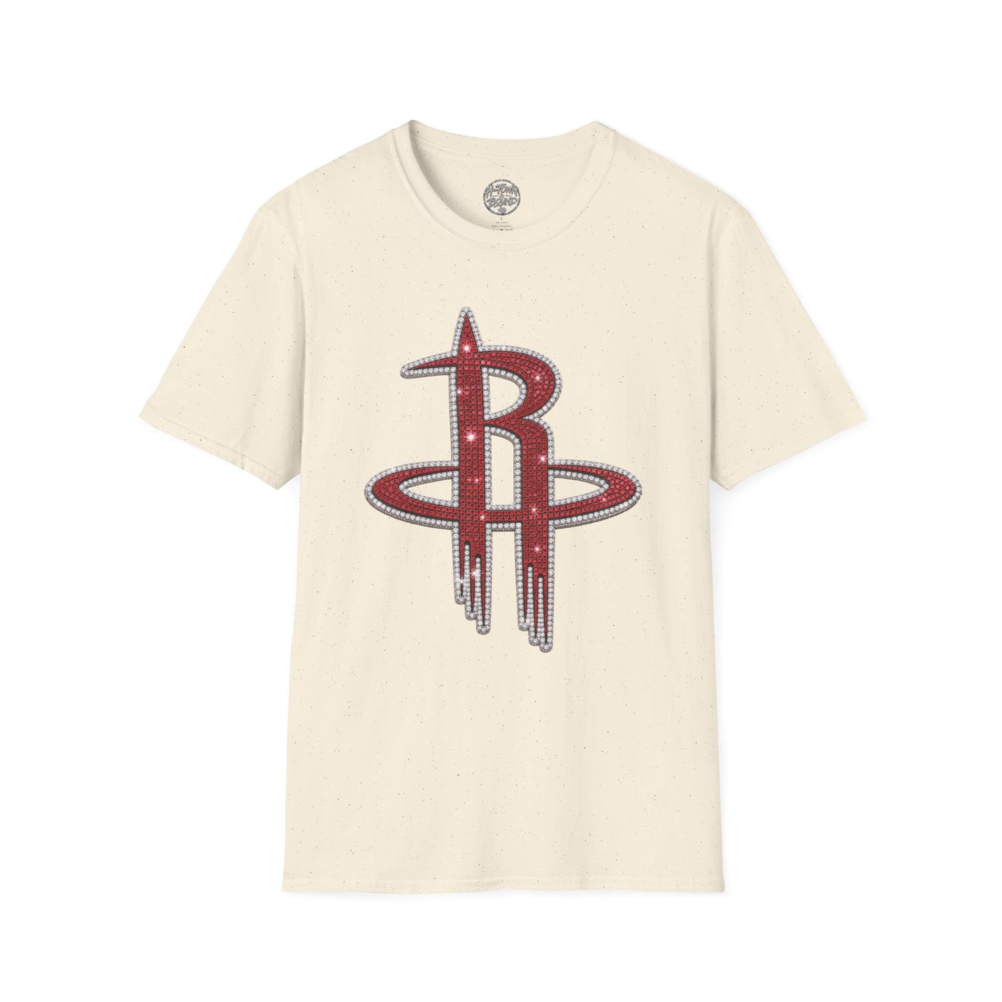 Iced Houston Rockets Double-Sided Logo Tee