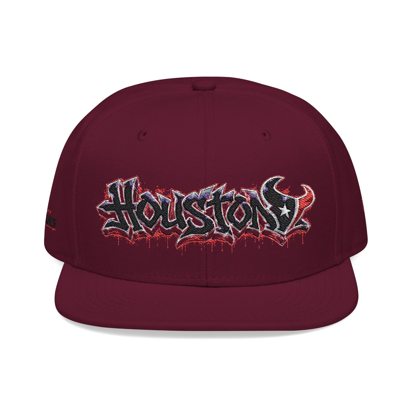 Houston Texans Graffiti Snapback Hat (Embroidered)