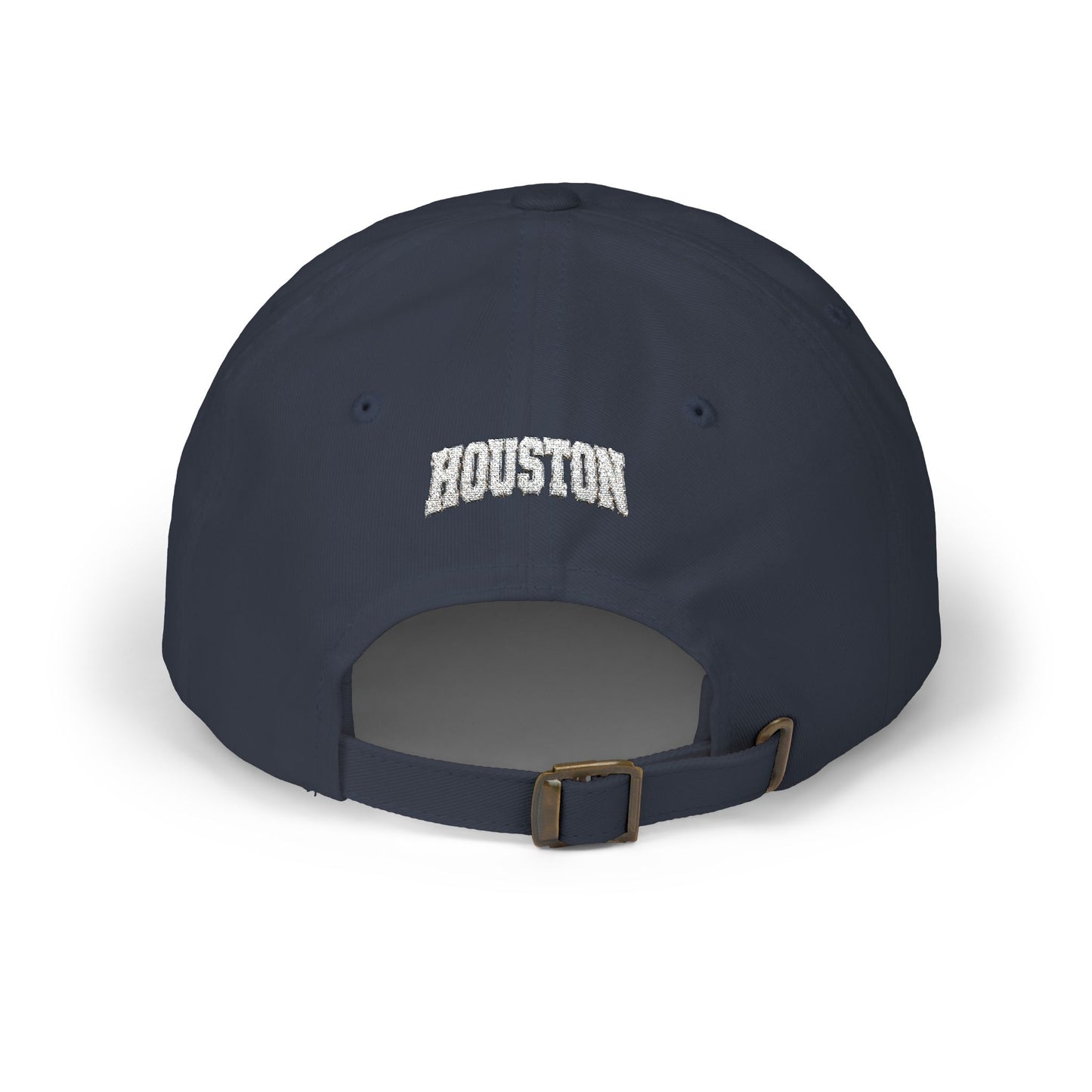 Houston (silver) Embroidered Baseball Hat