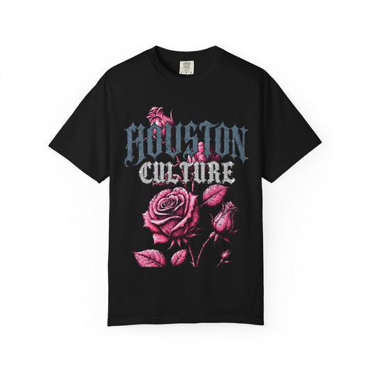 Houston Culture Rose Graphic Tee